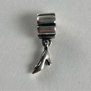New Pandora Sterling Silver Stiletto Pendant Charm Retired 790420